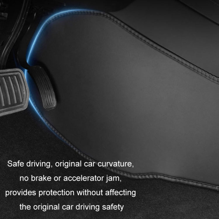 For Tesla Center Console Side Anti-kick Protective Pad, Style: For 2017-2023 Model 3 Center Console Sides Leather - free shipping - PMC Jewellery - Order now!