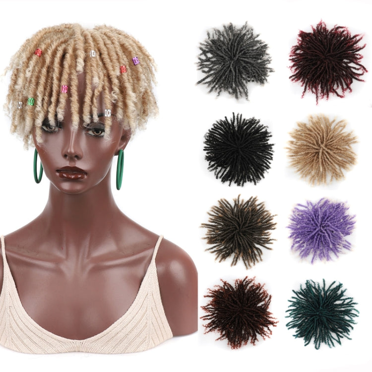 Personalized Hollow Curl Hip Hop Short Hair Dirty Braid Wig Blocks, Model: 1BT27 - free shipping - PMC TechLife - Order now!