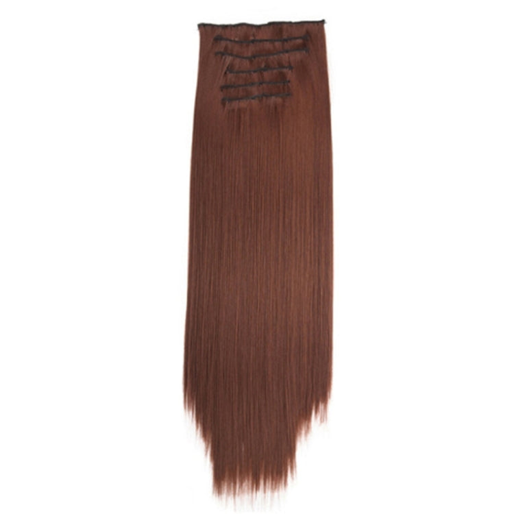7pcs / Set Clips Long Straight Hair Extension Pieces 16 Clips Chemical Fiber Wigs, Model: 30# - free shipping - PMC TechLife - Order now!