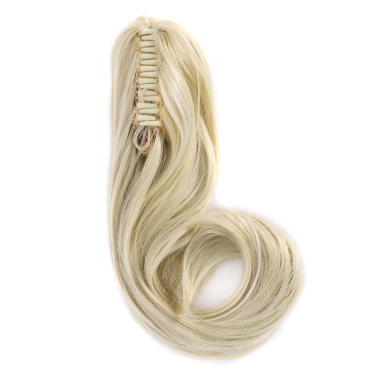 Ladies Claw Clip Inside Button Long Curly Pear Ponytail Wig, Color: 1B# - free shipping - PMC TechLife - Order now!