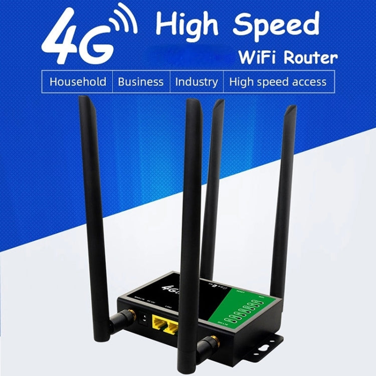 4G Wireless Plug-in Router Detachable Extension Antenna LTE Monitoring Network WiFi Hotspot, EU Plug(Black) - Wireless Routers by PMC TechLife | Online Shopping South Africa | PMC TechLife | Buy Now Pay Later Mobicred