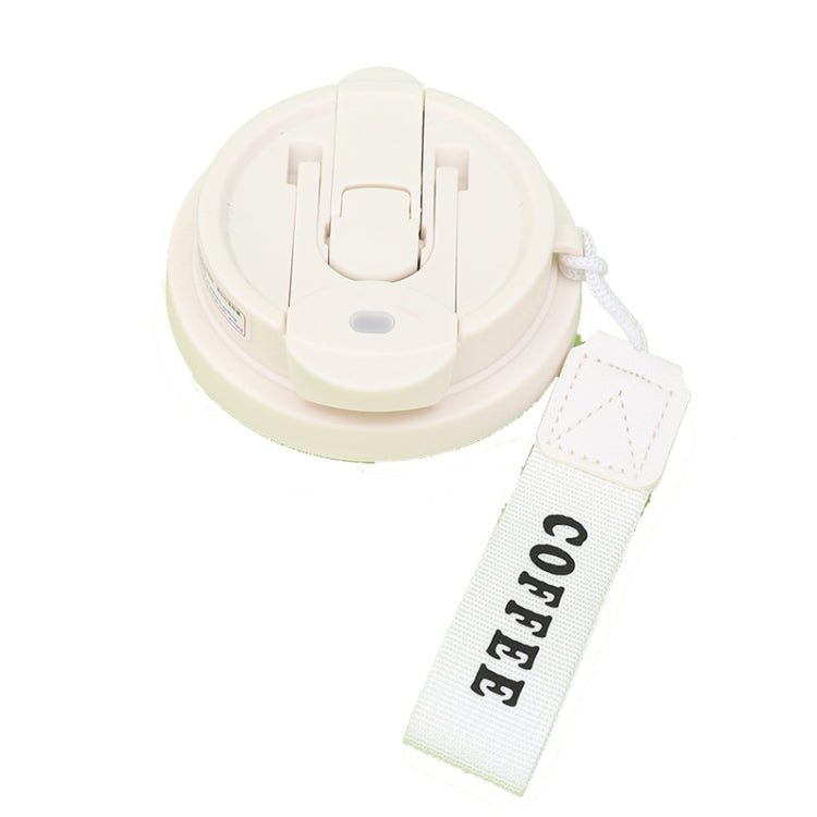 2.8 Inch Cup Mouth Straw Cup Lid Coffee Mug Replacement Lid With Hand Strip(White) - Vacuum Thermoses & Cups by PMc TechLife | Online Shopping South Africa | PMc TechLife | Buy Now Pay Later Mobicred