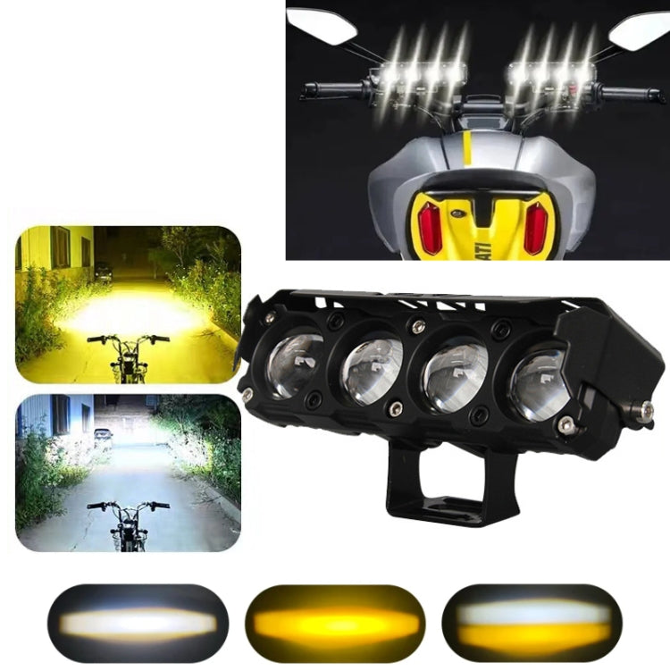 Motorcycle Spotlight External Lens Car LED Headlight Strong Spot Fog Light, Model: Flashing-2 Wires - free shipping - PMC Jewellery - Order now!