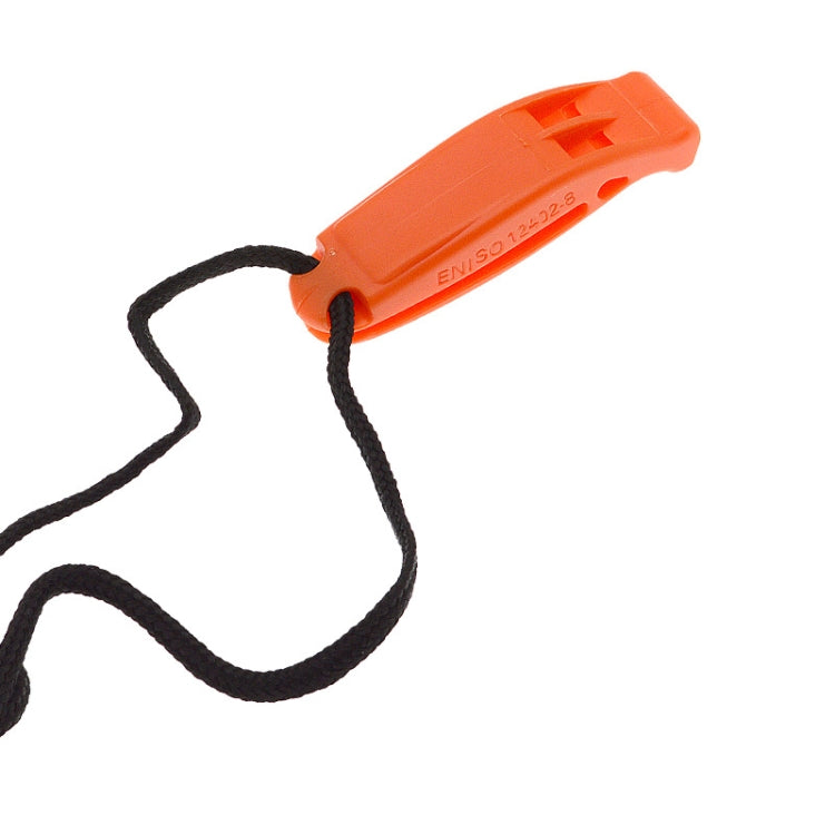 Dual-Frequency Outdoor Survival Whistle With Built-In Lanyard(Orange) - Emergency Tools by PMC TechLife | Online Shopping South Africa | PMC TechLife | Buy Now Pay Later Mobicred