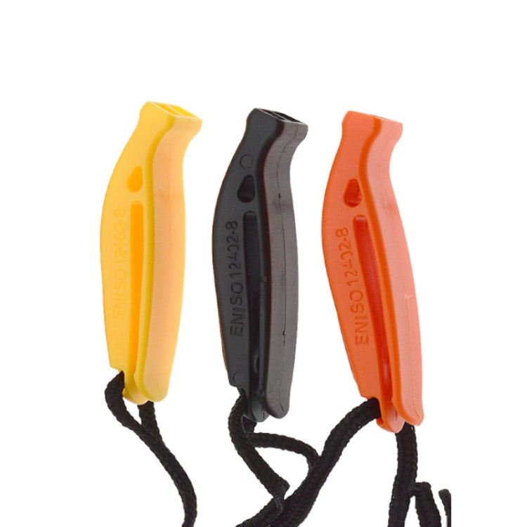 Dual-Frequency Outdoor Survival Whistle With Built-In Lanyard(Black) - Emergency Tools by PMC TechLife | Online Shopping South Africa | PMC TechLife | Buy Now Pay Later Mobicred