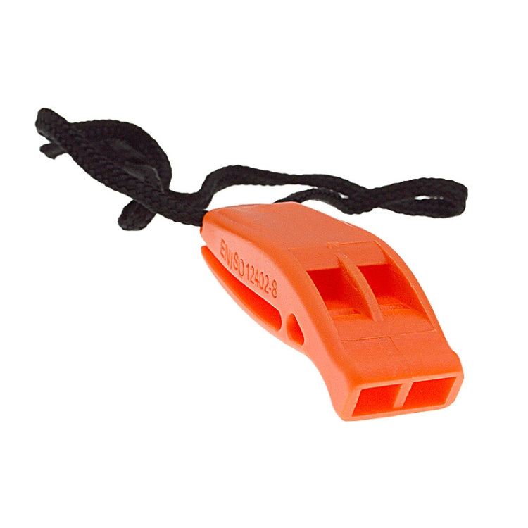 Dual-Frequency Outdoor Survival Whistle With Built-In Lanyard(Orange) - Emergency Tools by PMC TechLife | Online Shopping South Africa | PMC TechLife | Buy Now Pay Later Mobicred