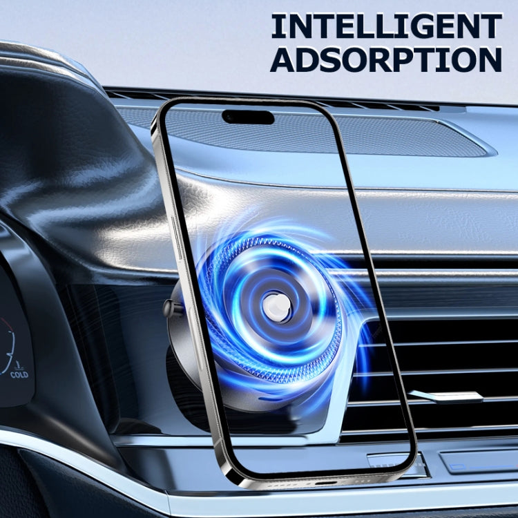 AIMITE M8 Car Phone Holder Vacuum Suction Cup Strong Magnetic Support Bracket(Black) - free shipping - PMC Jewellery - Order now!