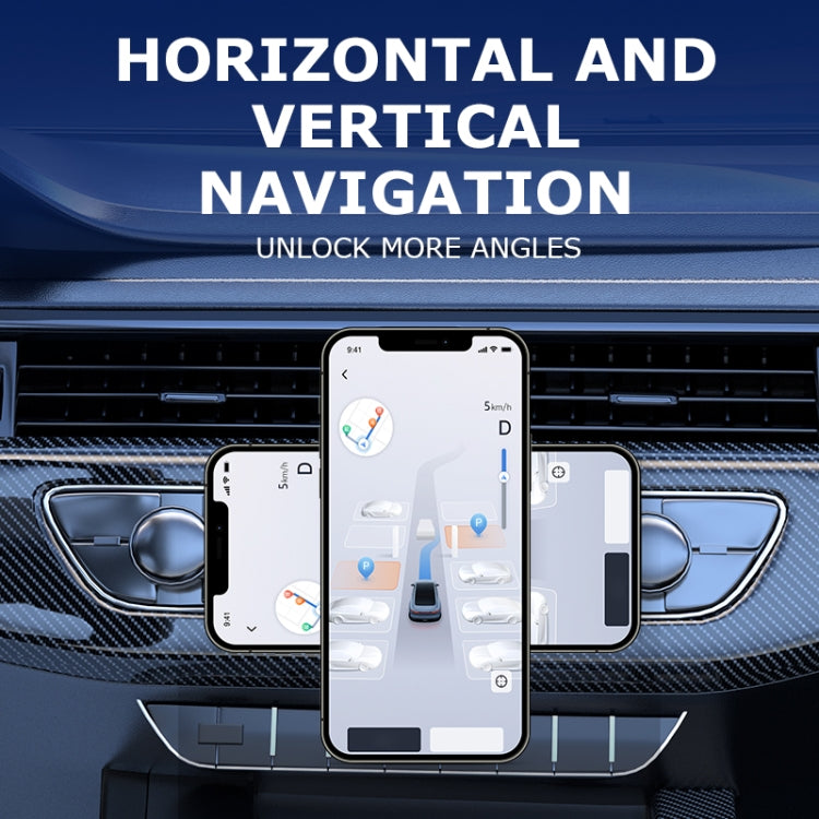 AIMITE M8 Car Phone Holder Vacuum Suction Cup Strong Magnetic Support Bracket(Silver) - Universal Car Holders by AIMITE | Online Shopping South Africa | PMC Jewellery | Buy Now Pay Later Mobicred