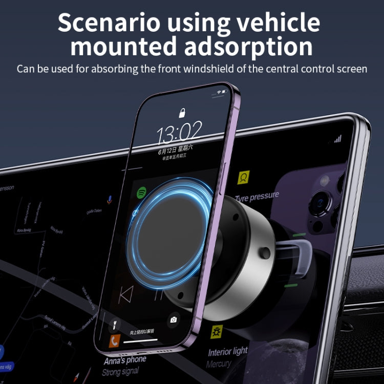 AIMITE X11 Car Vacuum Adsorption Cell Phone Magnetic Holder Universal Adjustable Navigation Support Bracket(Black Ordinary Model) - free shipping - PMC Jewellery - Order now!