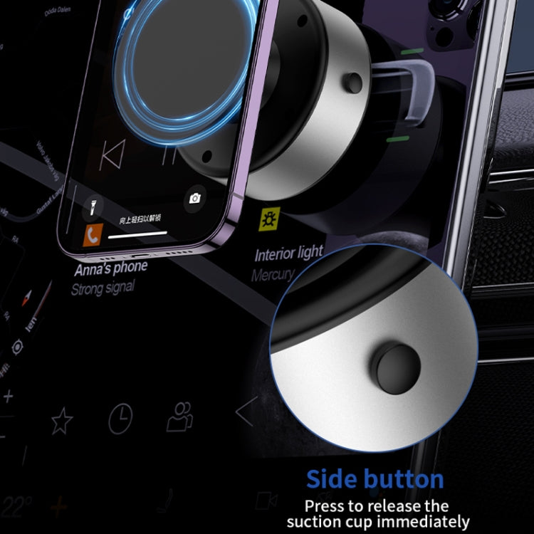 AIMITE X11 Car Vacuum Adsorption Cell Phone Magnetic Holder Universal Adjustable Navigation Support Bracket(Black Ordinary Model) - free shipping - PMC Jewellery - Order now!