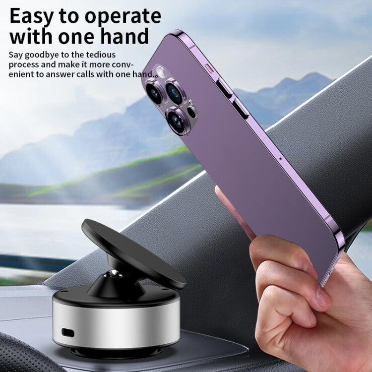 AIMITE X11 Car Vacuum Adsorption Cell Phone Magnetic Holder Universal Adjustable Navigation Support Bracket(Silver Ordinary Model) - free shipping - PMC Jewellery - Order now!