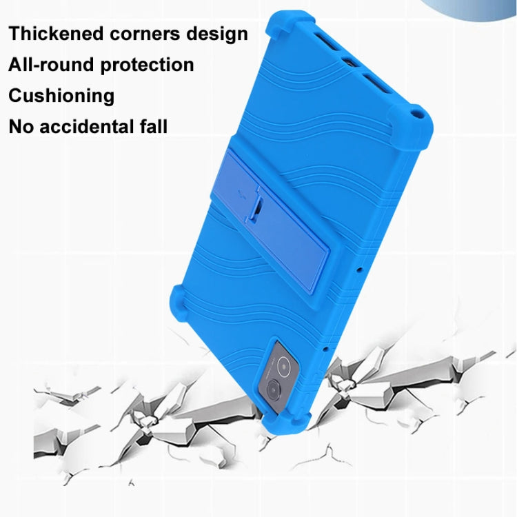 For Lenovo Tab K11 Plus Shockproof Silicone Tablet Protective Case With Holder(Rainbow Color) - Lenovo by PMC TechLife | Online Shopping South Africa | PMC TechLife | Buy Now Pay Later Mobicred