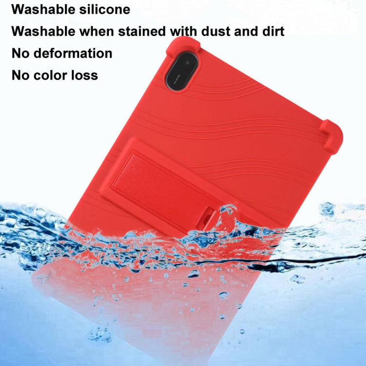 For Honor Pad X9 Shockproof Silicone Tablet Protective Case With Holder(Blue) - Honor by PMC TechLife | Online Shopping South Africa | PMC TechLife | Buy Now Pay Later Mobicred
