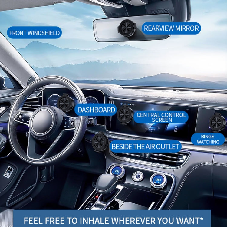 AIMITE C2 Car Vacuum Suction Cup Magnetic Three Axis Linkage Rotatable Cell Phone Holder(Black) - free shipping - PMC Jewellery - Order now!