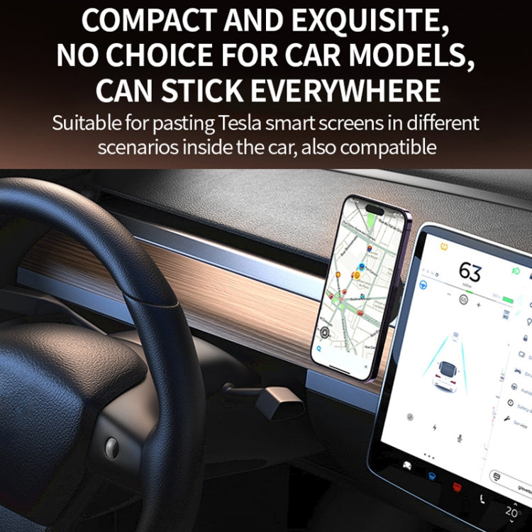 AIMITE C2 Car Vacuum Suction Cup Magnetic Three Axis Linkage Rotatable Cell Phone Holder(Silver) - free shipping - PMC Jewellery - Order now!