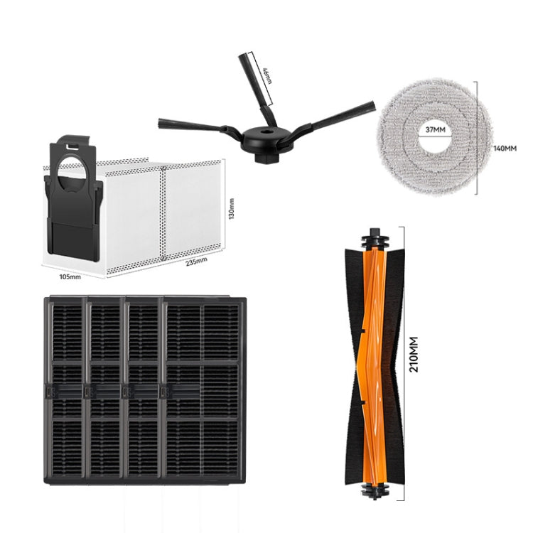 For Dreame S40 Pro Ultra / S40 Sweeping Robot Replacement Parts Roller Brush - For Xiaomi Accessories by PMc TechLife | Online Shopping South Africa | PMc TechLife | Buy Now Pay Later Mobicred