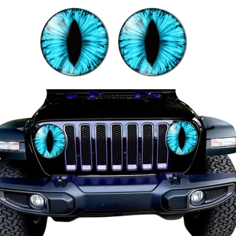 1pair Beast Eyes Headlight Decorative Stickers Off-Road Vehicle Front Lights Stereo Decals, Style: 2 - Lamp Decoration by PMC TechLife | Online Shopping South Africa | PMC TechLife | Buy Now Pay Later Mobicred