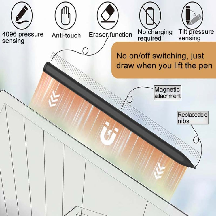 4096 Grade Pressure Sensitive EMR Stylus, Style: D-001 Pen Clip+5 POM Tips+1 Pen Clip - Stylus Pen by PMC TechLife | Online Shopping South Africa | PMC TechLife | Buy Now Pay Later Mobicred