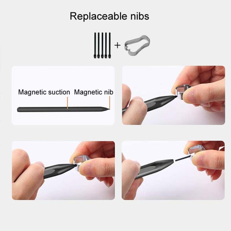 4096 Grade Pressure Sensitive EMR Stylus, Style: D-001 Pen Clip+5 POM Tips+1 Pen Clip - Stylus Pen by PMC TechLife | Online Shopping South Africa | PMC TechLife | Buy Now Pay Later Mobicred