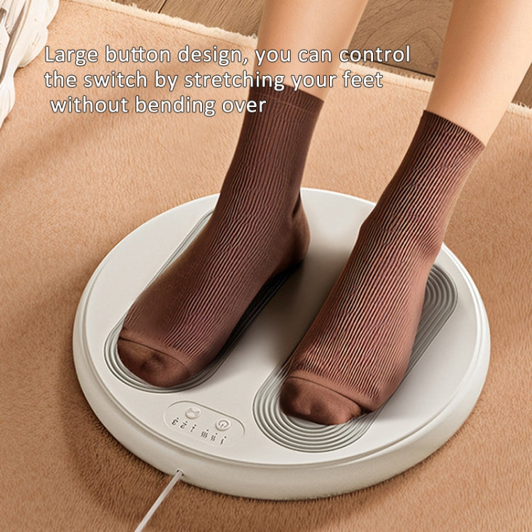 5V USB Plug Foot Massager Warmer 3 Levels Temperature & Vibration Adjustable(Beige Gray) - free shipping - PMC TechLife - Order now!