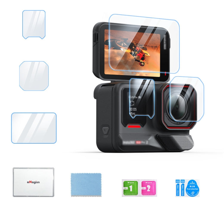 For Insta360 Ace Pro 2 aMagisn Tempered Glass Screen Protector, Spec: 1 Set - free shipping - PMC TechLife - Order now!