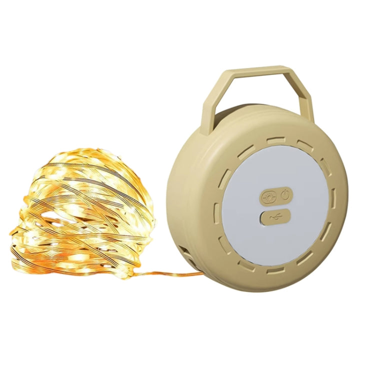 TUBUZHE 2 In 1 LED Portable String Lamp Camping Atmosphere Light USB Rechargeable Outdoor Tent Night Light(Green) - Camping Lighting by TUBUZHE | Online Shopping South Africa | PMc TechLife | Buy Now Pay Later Mobicred