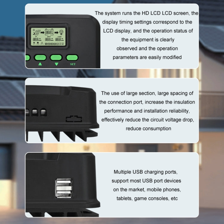 12V-24V 10A WIFI Remote MPPT Home Energy Storage Control System Solar Controller, Model: CM-D10 - Others by PMC TechLife | Online Shopping South Africa | PMC TechLife | Buy Now Pay Later Mobicred