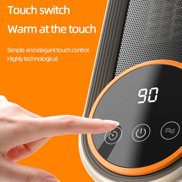 E68S 1200W PTC Ceramic Heating Desktop Smart Electric Heater, Plug: UK Plug(Remote Control Model) - Electric Heaters by PMC TechLife | Online Shopping South Africa | PMC TechLife | Buy Now Pay Later Mobicred