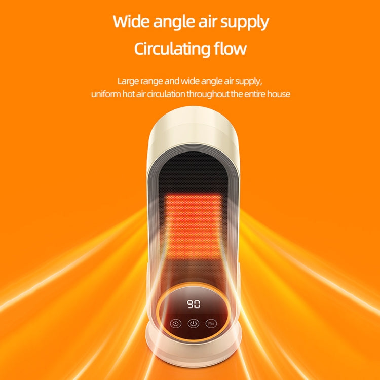 E68S 1200W PTC Ceramic Heating Desktop Smart Electric Heater, Plug: US Plug(Remote Control Model) - Electric Heaters by PMC TechLife | Online Shopping South Africa | PMC TechLife | Buy Now Pay Later Mobicred