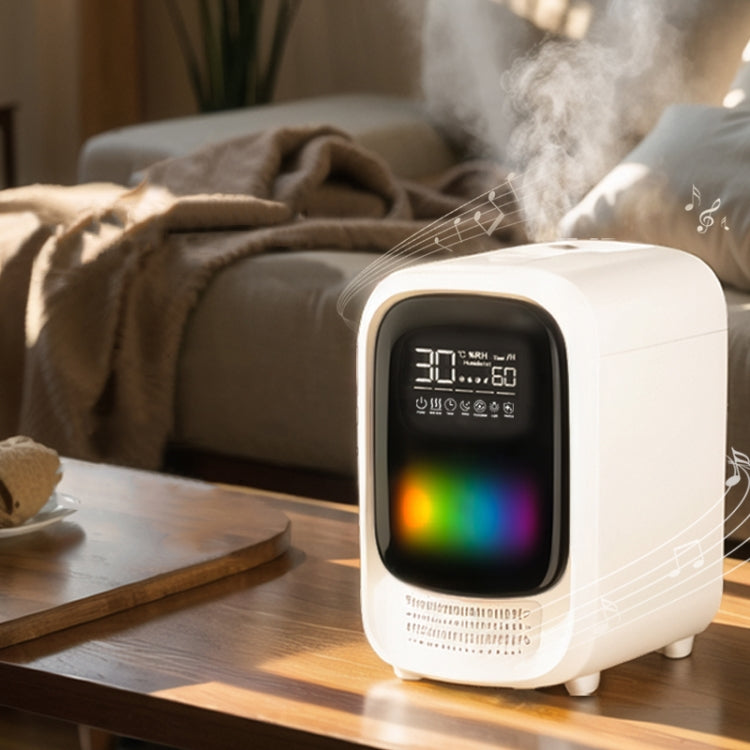 FS101 3.5L Colorful Light Home Bluetooth Music Aromatherapy Humidifier, Spec: EU Plug(Whtie) - Air Purifiers & Accessories by PMc TechLife | Online Shopping South Africa | PMc TechLife | Buy Now Pay Later Mobicred