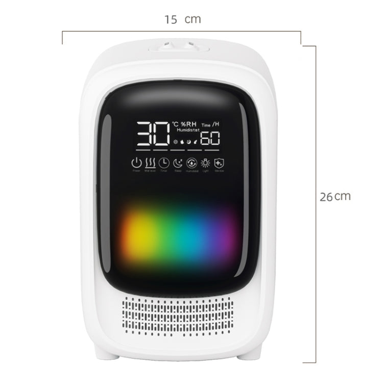 FS101 3.5L Colorful Light Home Bluetooth Music Aromatherapy Humidifier, Spec: AU Plug(Whtie) - free shipping - PMC TechLife - Order now!