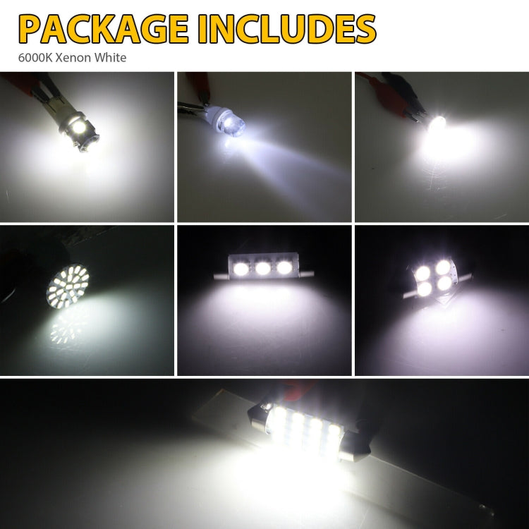 42pcs/Set Car Interior Reading LED Light Combination Set - Dome Lights by PMC TechLife | Online Shopping South Africa | PMC TechLife | Buy Now Pay Later Mobicred