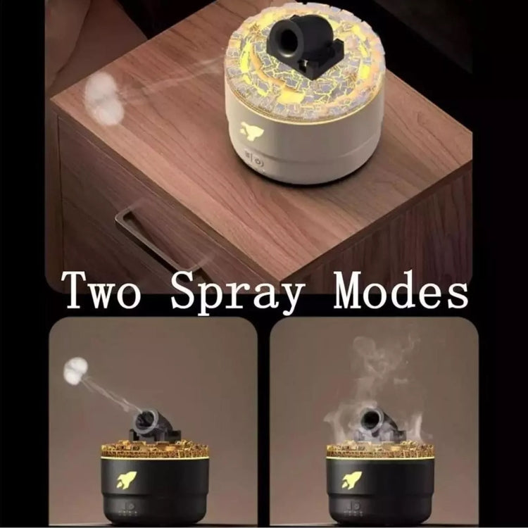 Turret Shape Aromatherapy Humidifier With 3-speed Timer 7-color Atmosphere Light US Plug White - free shipping - PMC TechLife - Order now!