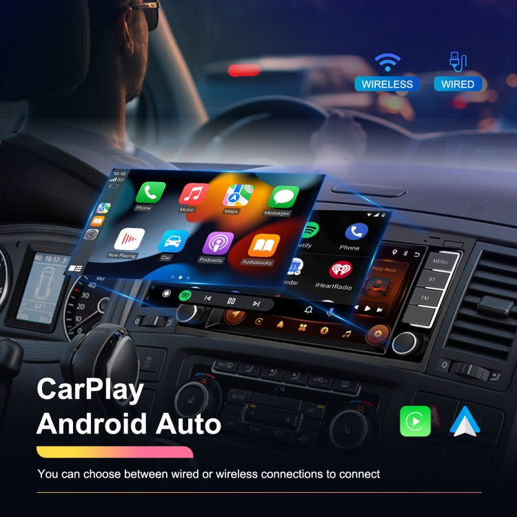 4+64G For Volkswagen Touareg 7-Inch Car WiFi Player Android 13 System Support CarPlay/Android Auto With AHD Camera and Mic - free shipping - PMC Jewellery - Order now!