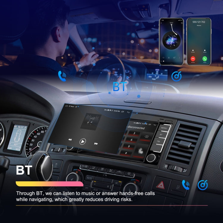4+64G For Volkswagen Touareg 7-Inch Car WiFi Player Android 13 System Support CarPlay/Android Auto Standard Edition - free shipping - PMC Jewellery - Order now!