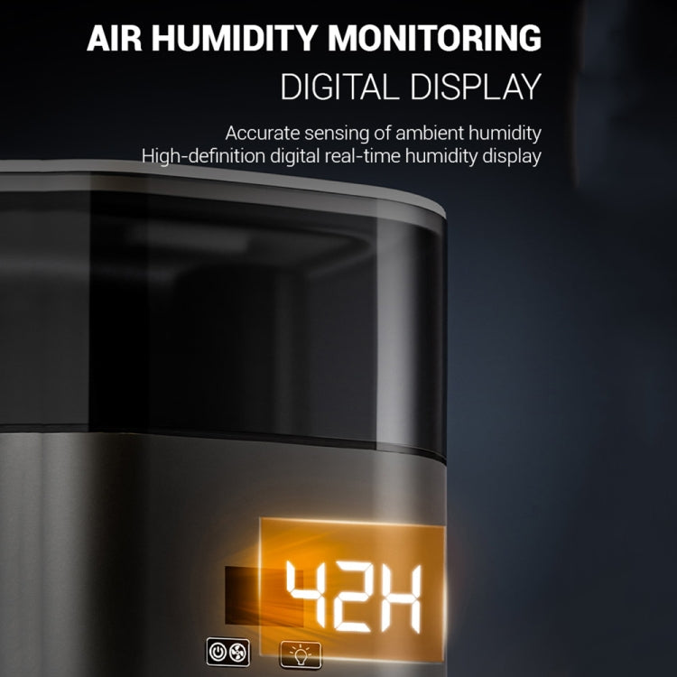 JSQ-58 1.1L large Capacity Digital Display Flame Atomization Humidifier, Color: White(EU Plug) - free shipping - PMC TechLife - Order now!