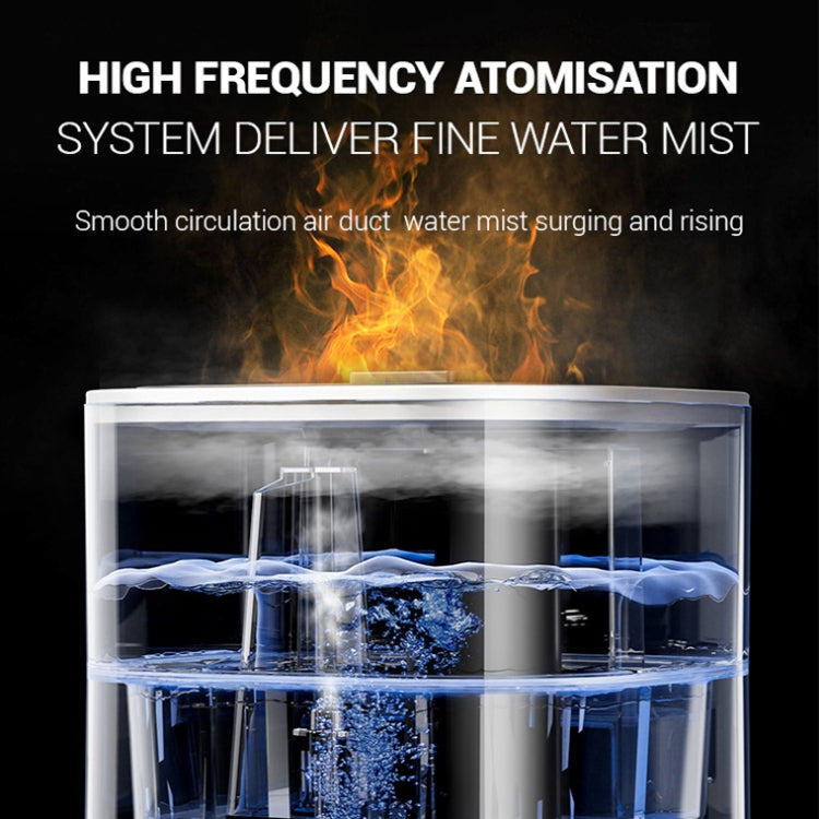 JSQ-58 1.1L large Capacity Digital Display Flame Atomization Humidifier, Color: White(US Plug) - free shipping - PMC TechLife - Order now!