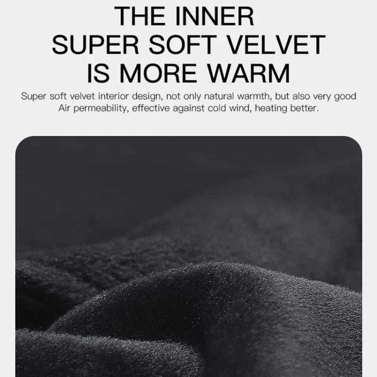 Kyncilor Waterproof Cycling Warm Gloves Two-finger Touch Screen Ultra-soft Velvet Outdoor Gloves, Size: M(Gray) - free shipping - PMC TechLife - Order now!