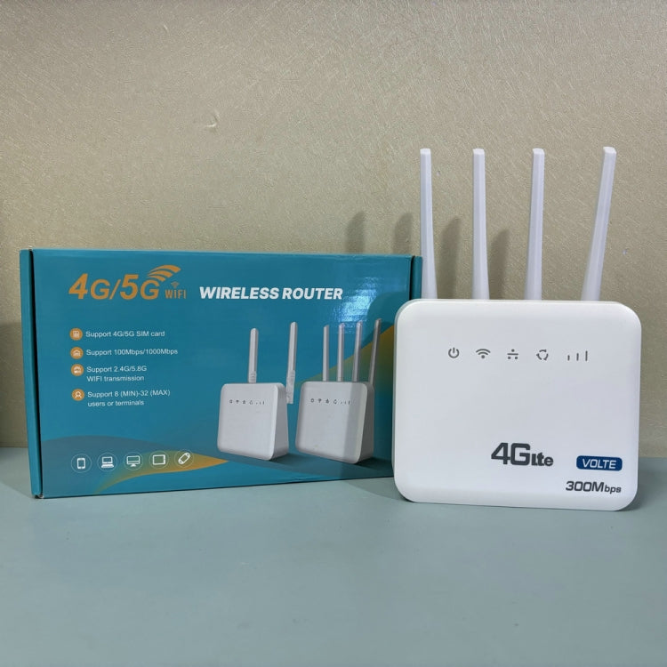 American Version 4G WiFi6 VOLTE CPE Wireless SIM Card Router With RJ45+RJ11, US Plug - Wireless Routers by PMC TechLife | Online Shopping South Africa | PMC TechLife | Buy Now Pay Later Mobicred