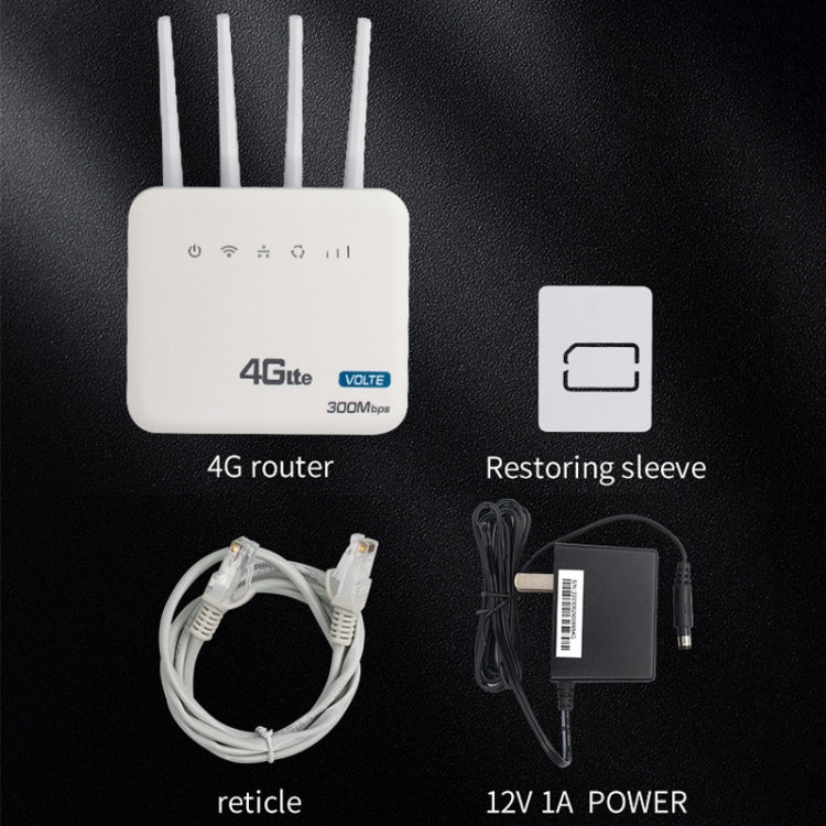 American Version 4G WiFi6 VOLTE CPE Wireless SIM Card Router With RJ45+RJ11, US Plug - Wireless Routers by PMC TechLife | Online Shopping South Africa | PMC TechLife | Buy Now Pay Later Mobicred