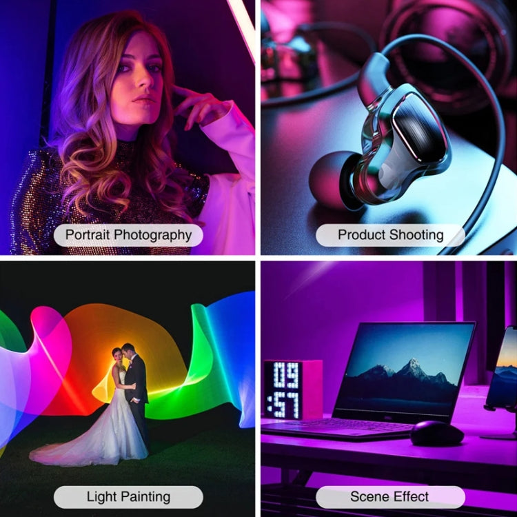 VLOGLITE W200RGB Full Colorful Handheld Fill Light Stick Live Photography Ambient Light Outdoor Lighting - free shipping - PMC TechLife - Order now!