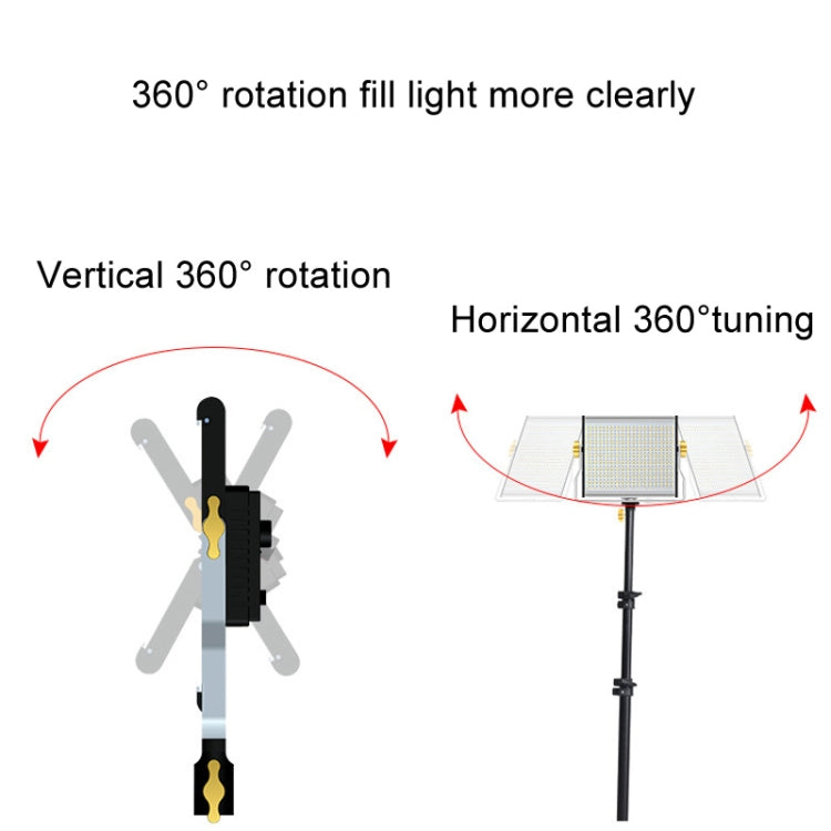 Photography Live LED Fill Light Film And Television Shooting Portrait Soft Video Lighting, Spec: W660 Lamp+UK Plug Adapter -  by PMC TechLife | Online Shopping South Africa | PMC TechLife | Buy Now Pay Later Mobicred