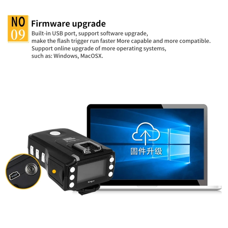 For Nikon Pixel King Pro Camera Wireless Radio Flash TTL Transmitter and Receiver - free shipping - PMC TechLife - Order now!