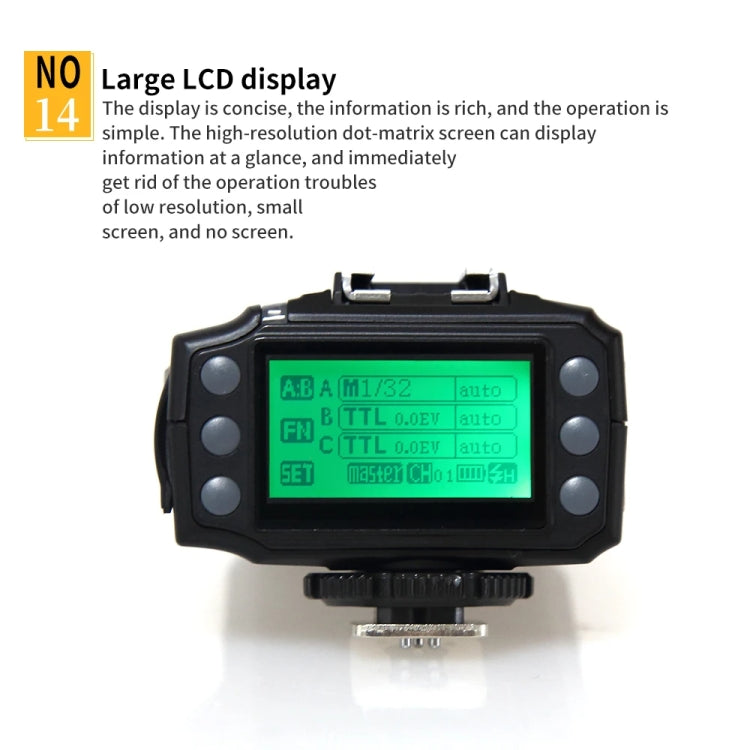 For Nikon Pixel King Pro Camera Wireless Radio Flash TTL Transmitter and Receiver - free shipping - PMC TechLife - Order now!