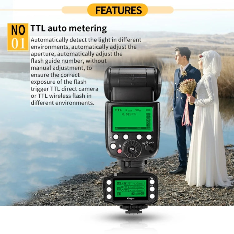 For Nikon Pixel King Pro Camera Wireless Radio Flash TTL Transmitter and Receiver - free shipping - PMC TechLife - Order now!