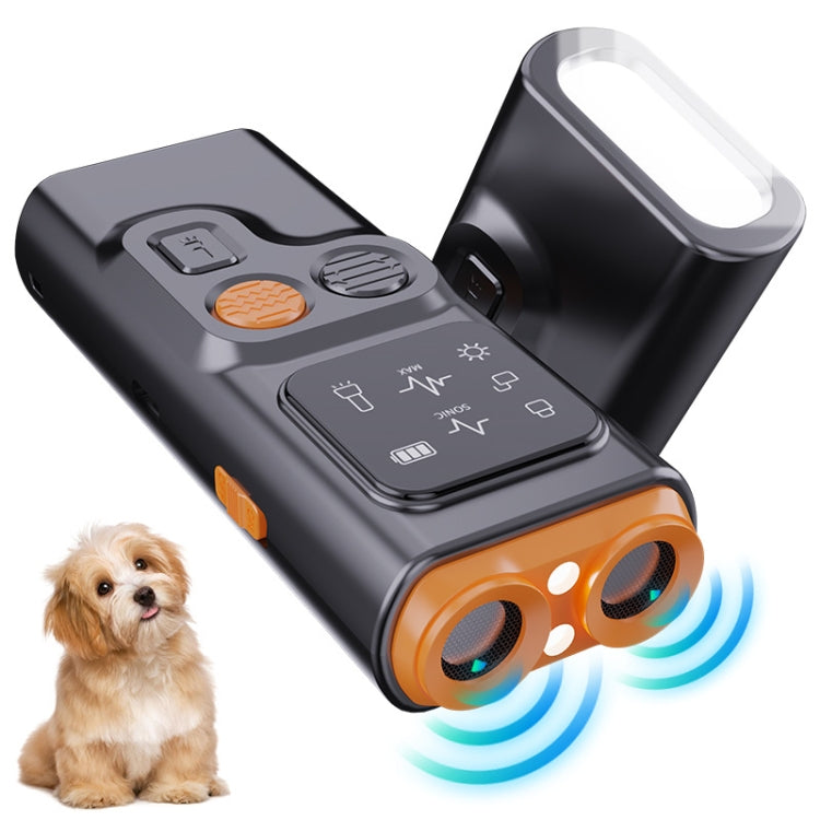 Ultrasonic Dual Head Dog Repeller Bark Stopper With High Power LED Flash Light - Training Aids by PMC TechLife | Online Shopping South Africa | PMC TechLife | Buy Now Pay Later Mobicred