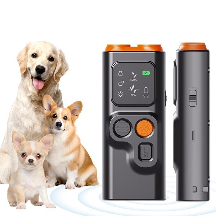 Ultrasonic Dual Head Dog Repeller Bark Stopper With High Power LED Flash Light - Training Aids by PMC TechLife | Online Shopping South Africa | PMC TechLife | Buy Now Pay Later Mobicred
