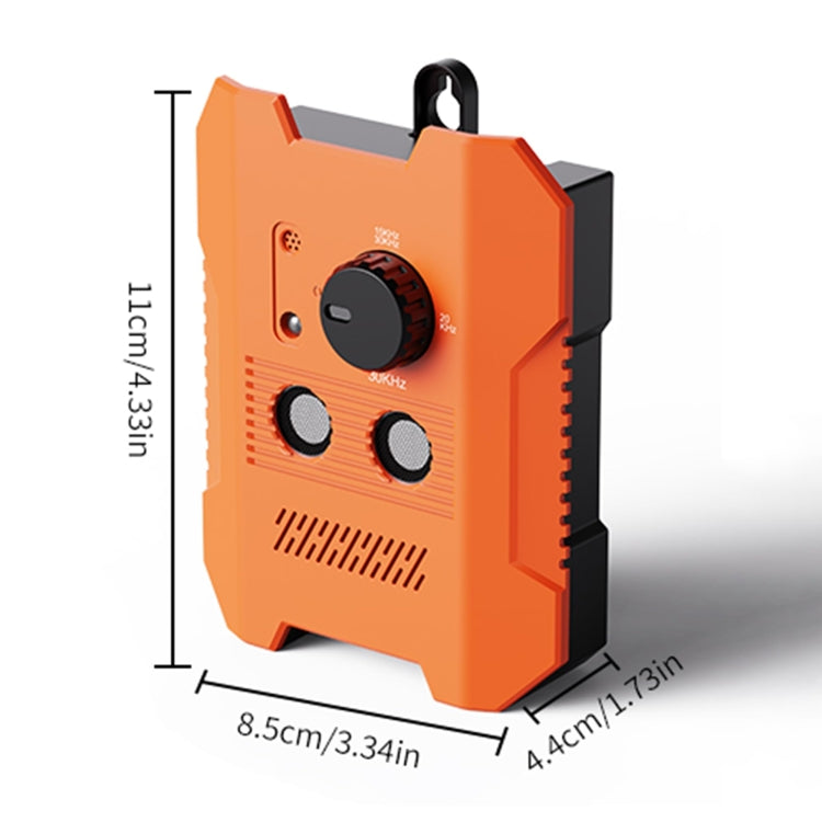 Ultrasonic Bark Stopper Anti-barking Dog Training Device With 3 Modes(Orange) - Training Aids by PMC TechLife | Online Shopping South Africa | PMC TechLife | Buy Now Pay Later Mobicred