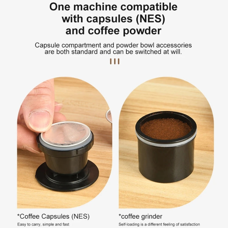Wireless Portable Coffee Machine Compatible With Ground Coffee & NS Capsule(Beige) - free shipping - PMC TechLife - Order now!