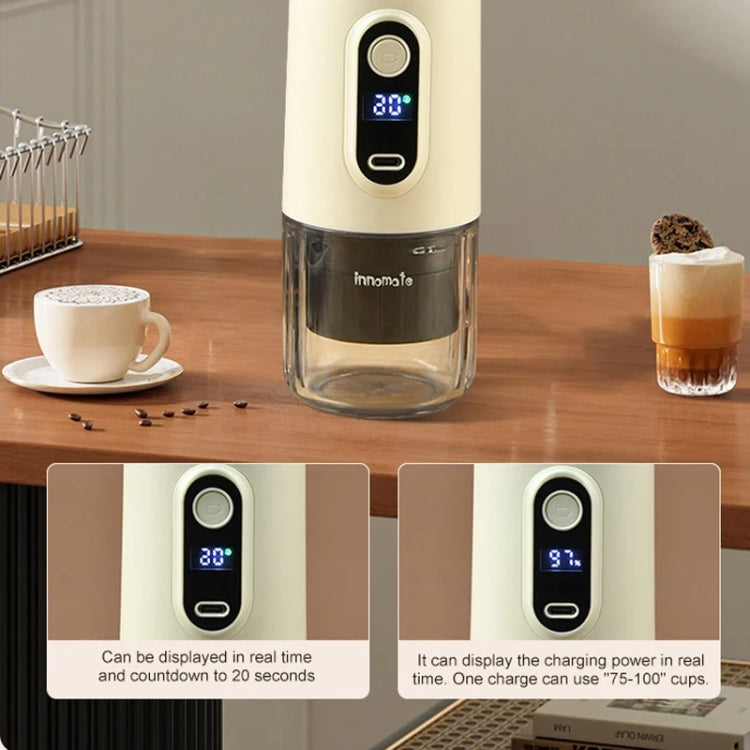 Wireless Portable Coffee Machine Compatible With Ground Coffee & NS Capsule(Beige) - free shipping - PMC TechLife - Order now!